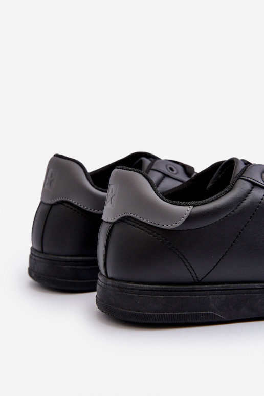 Chaussures décontractées pour hommes en cuir écologique Big Star NN174284 couleur noire Chaussures décontractées pour hommes en cuir écologique Big Star NN174284 couleur noire