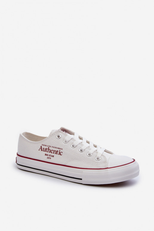Chaussures de loisirs pour hommes Big Star NN174057 couleur blanche