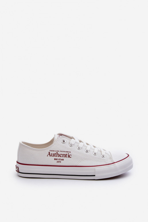 Chaussures de loisirs pour hommes Big Star NN174057 couleur blanche