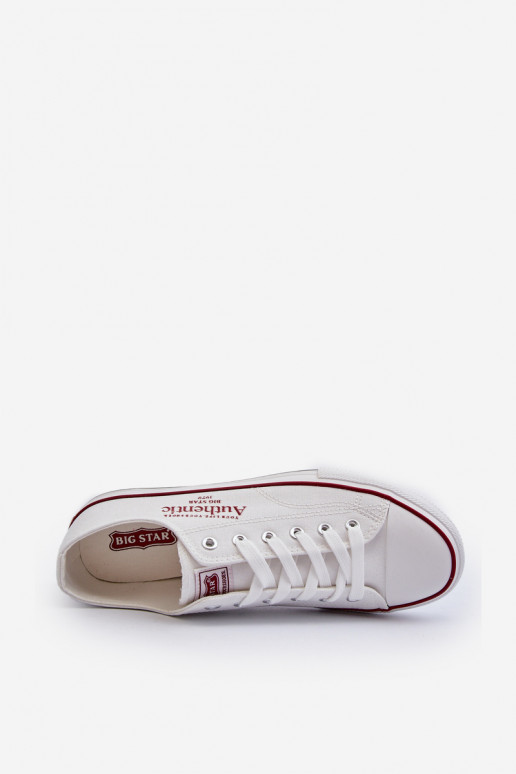 Chaussures de loisirs pour hommes Big Star NN174057 couleur blanche