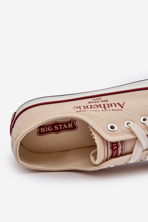 Chaussures décontractées pour hommes Big Star NN174058 beige