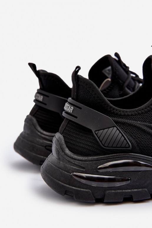 Baskets modèle chaussures HI-POLY SYSTEM Big Star NN174467 couleur noir