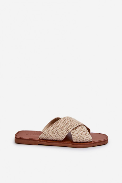 Chaussons Big Star NN274078 beige