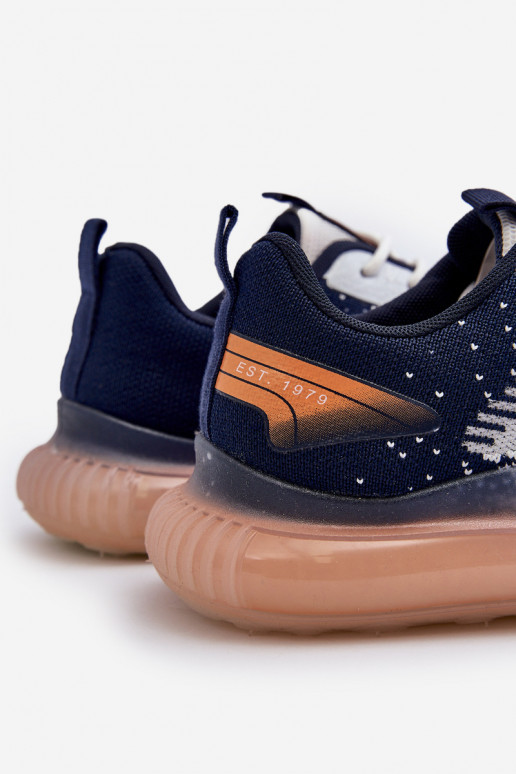 chaussures de sport HI-POLY SYSTEM Big Star NN174474 bleu foncé