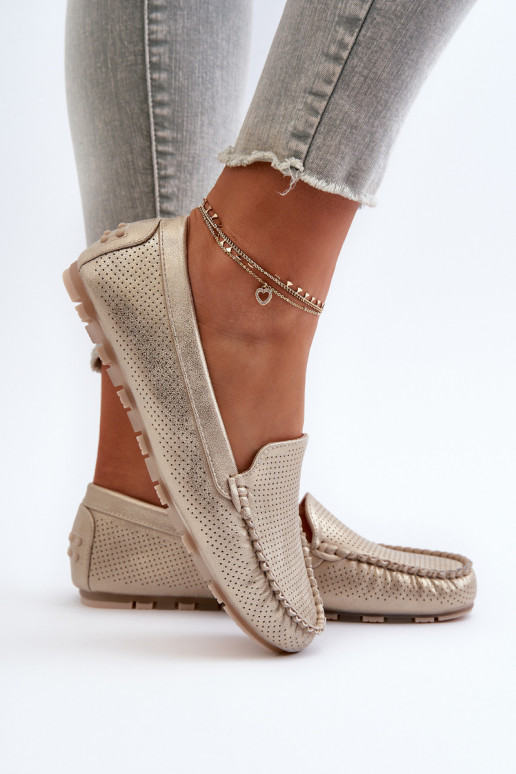 Mocassins couleur or Ranica