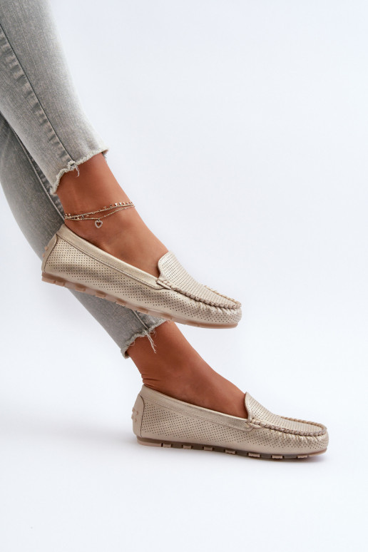Mocassins couleur or Ranica