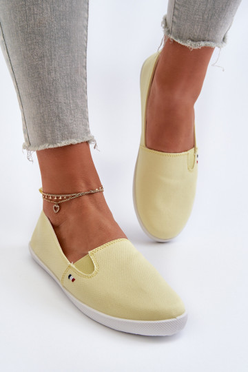 Chaussures de sport chaussures de loisirs Slip-On couleur jaune Adrancia