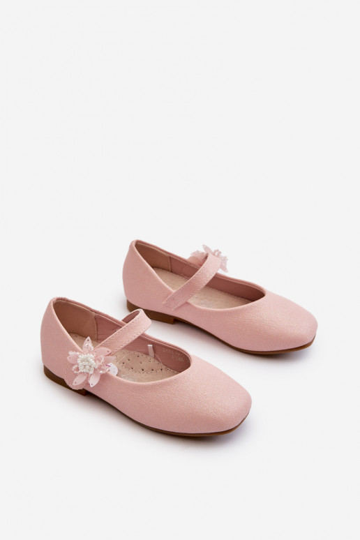 avec ballerines pailletées Enfant avec attaches adhésives couleur rose Jeylin avec ballerines pailletées Enfant avec attaches adhésives couleur rose Jeylin