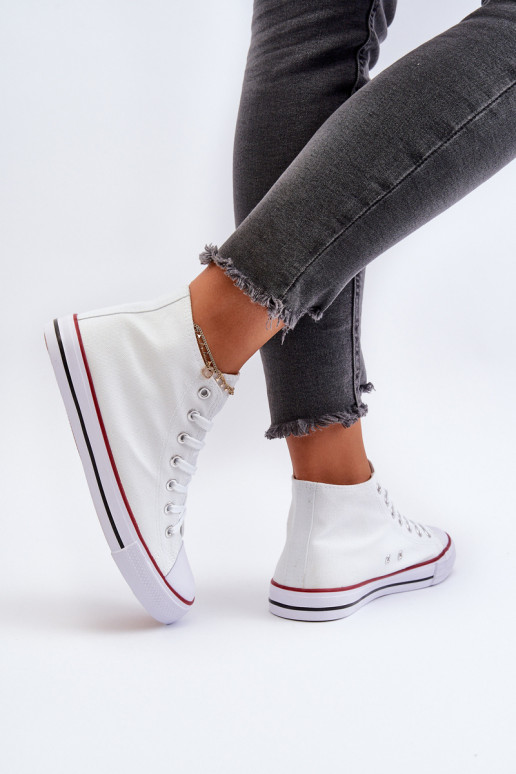 Chaussures de loisirs couleur blanche Socerio