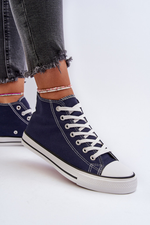 Chaussures de loisirs couleur bleu foncé Socerio