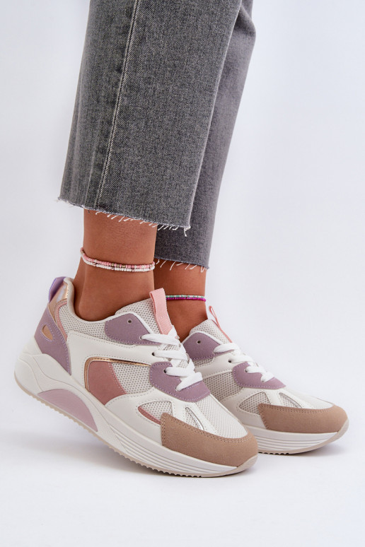 Baskets modèle chaussures à plateforme Couleur violet Lenivia Baskets modèle chaussures à plateforme Couleur violet Lenivia