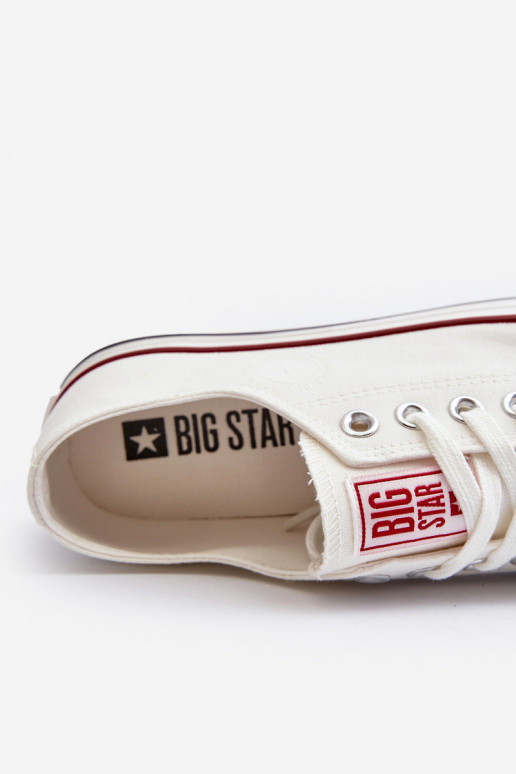 Chaussures de loisirs pour hommes Big Star NN174102 couleur blanche