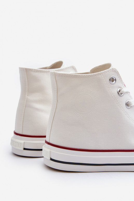chaussures de loisirs avec semelle Big Star NN174104 couleur blanche
