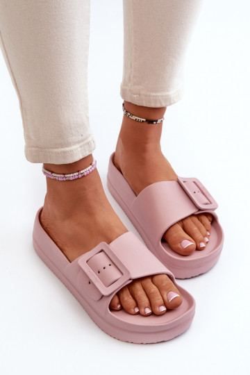 Big Star NN274A663 - Sandales légères à plateforme avec boucles - Rose