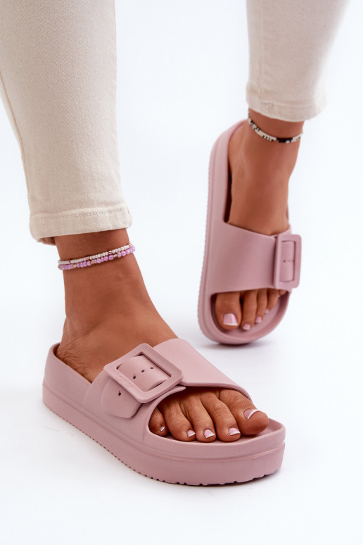 Big Star NN274A663 - Sandales légères à plateforme avec boucles - Rose