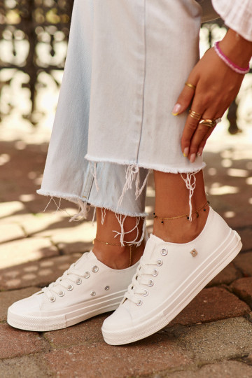 Modèle classique Chaussures de loisirs Big Star NN274285 couleur blanc