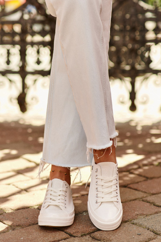 Modèle classique Chaussures de loisirs Big Star NN274285 couleur blanc