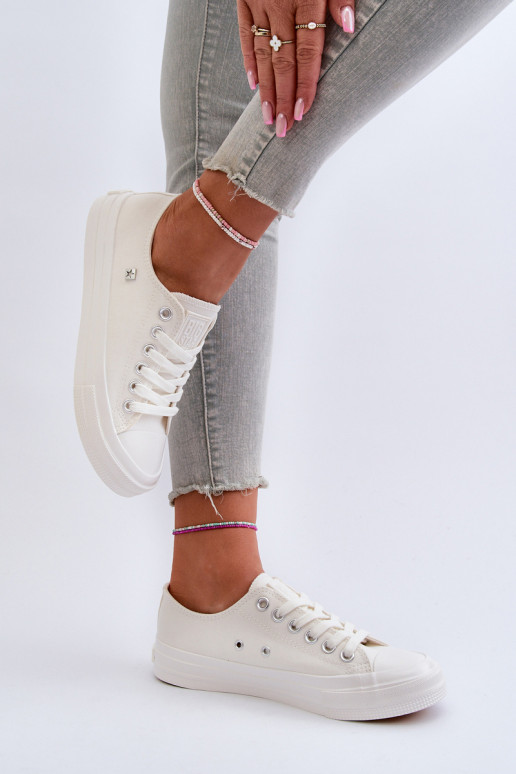 Modèle classique Chaussures de loisirs Big Star NN274285 couleur blanc