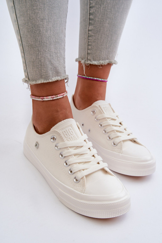 Modèle classique Chaussures de loisirs Big Star NN274285 couleur blanc