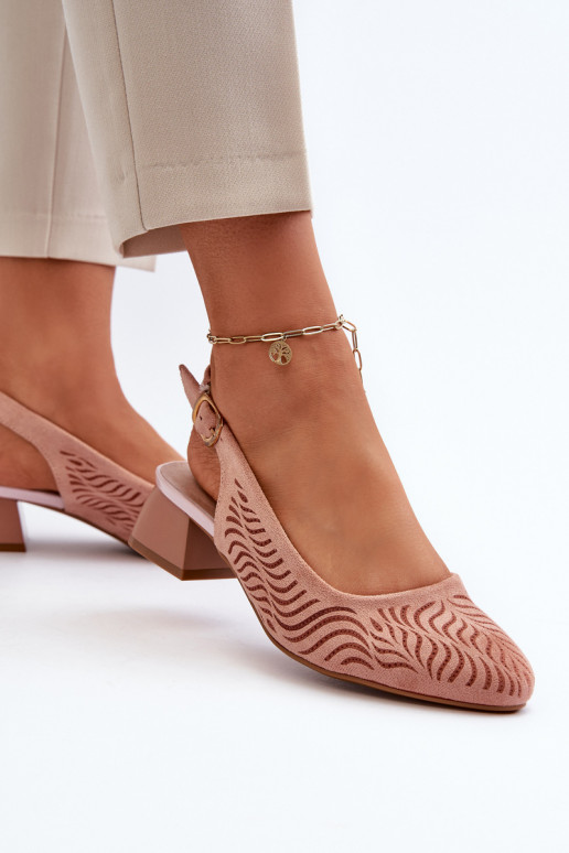 Chaussures à talons Klocku couleur rose Gemifa