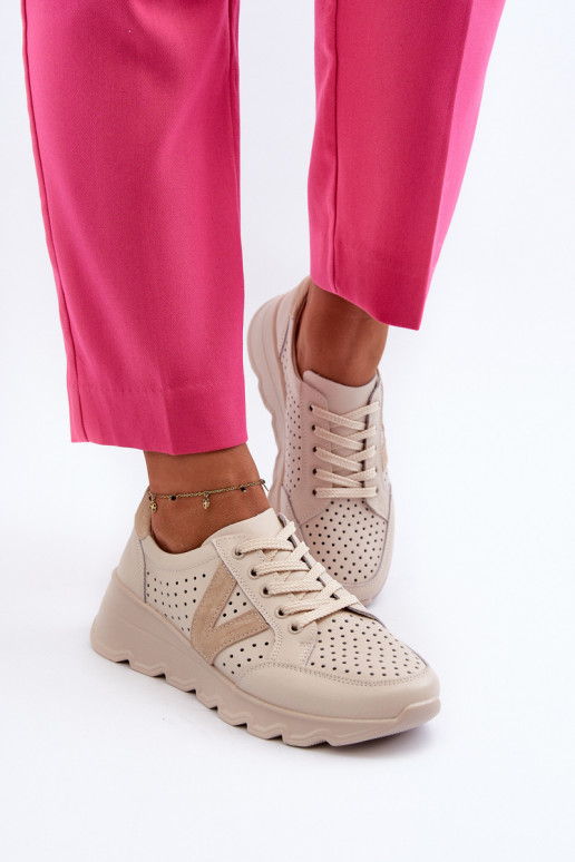 chaussures de sport Eleonori beiges