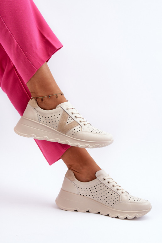 chaussures de sport Eleonori beiges