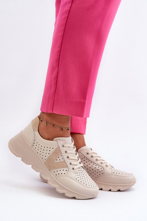 chaussures de sport Eleonori beiges