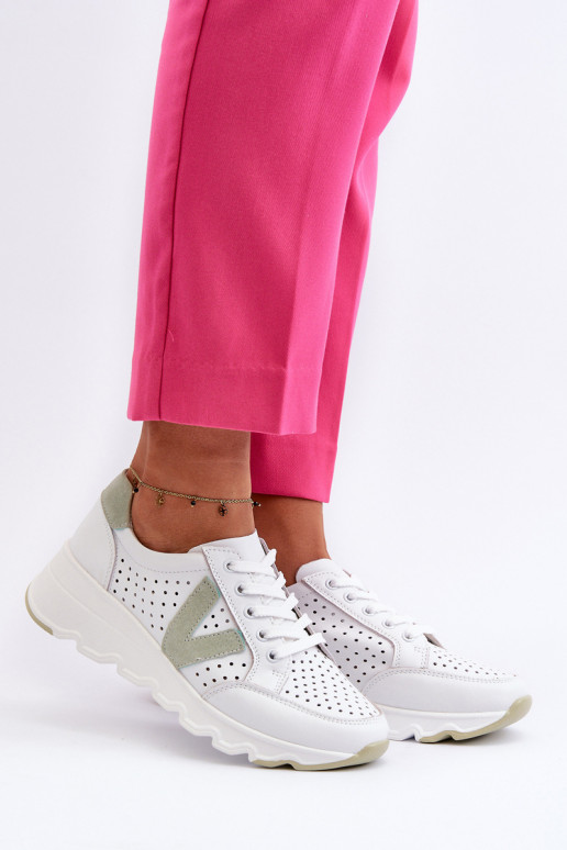 chaussures de sport de couleur blanche Eleonori chaussures de sport de couleur blanche Eleonori