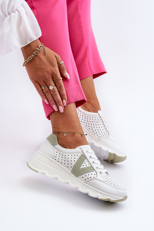 chaussures de sport de couleur blanche Eleonori chaussures de sport de couleur blanche Eleonori