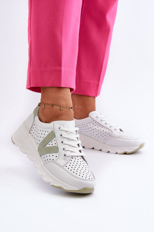 chaussures de sport de couleur blanche Eleonori chaussures de sport de couleur blanche Eleonori