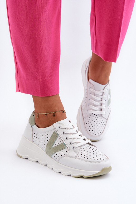 chaussures de sport de couleur blanche Eleonori chaussures de sport de couleur blanche Eleonori