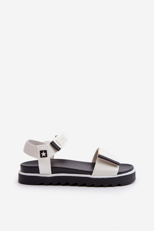 Sandales femme à plateforme Big Star NN274777 couleur blanc