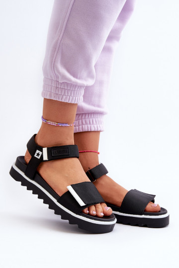 Sandales femme à plateforme Big Star NN274778 couleur noir