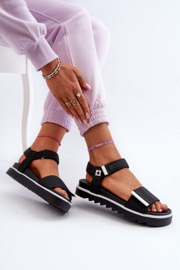 Sandales femme à plateforme Big Star NN274778 couleur noir 2