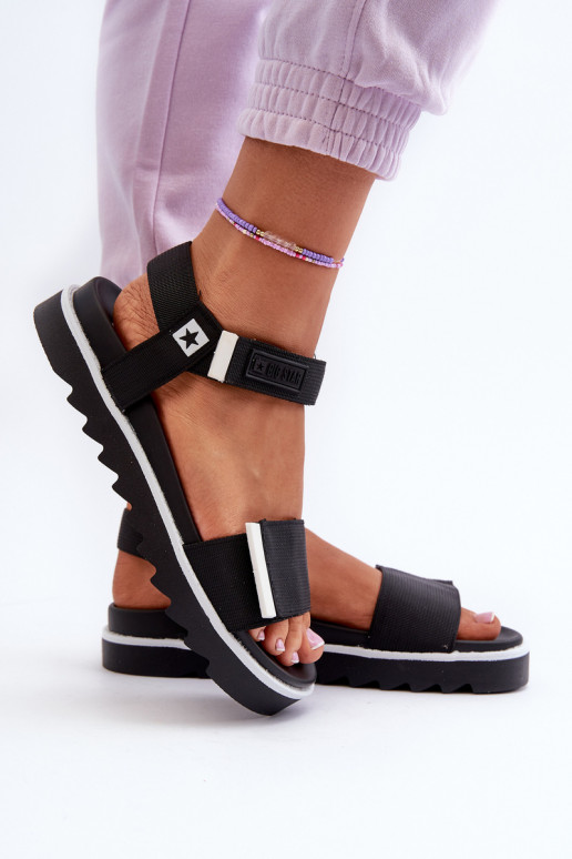 Sandales femme à plateforme Big Star NN274778 couleur noir