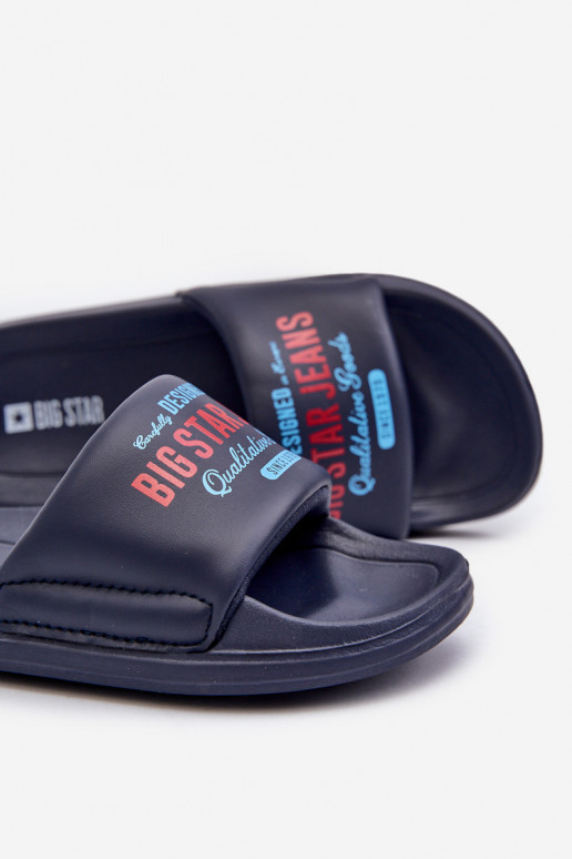 Chaussons légers Chaussons enfant Big Star NN374516 bleu foncé