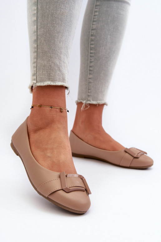 Ballerines à bretelles Eco beige Cadwenla Ballerines à bretelles Eco beige Cadwenla