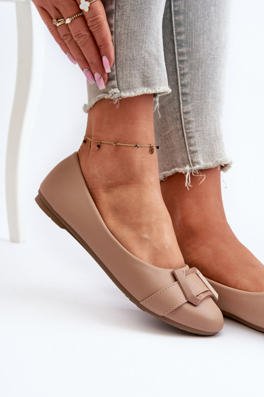 Ballerines à bretelles Eco beige Cadwenla Ballerines à bretelles Eco beige Cadwenla