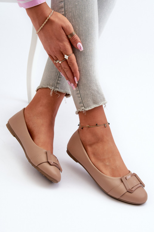 Ballerines à bretelles Eco beige Cadwenla Ballerines à bretelles Eco beige Cadwenla