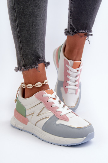 Chaussures modèle baskets en cuir écologique de différentes couleurs Kaimans