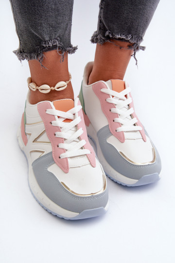 Chaussures modèle baskets en cuir écologique de différentes couleurs Kaimans 2