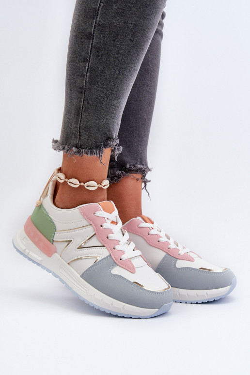 Chaussures modèle baskets en cuir écologique de différentes couleurs Kaimans