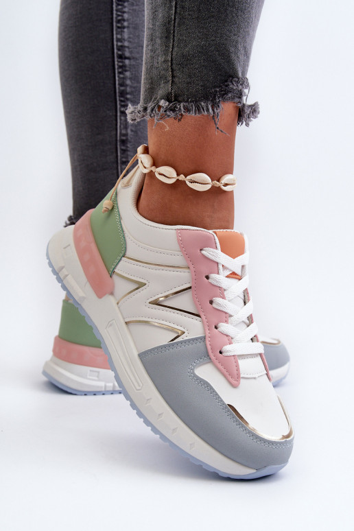 Chaussures modèle baskets en cuir écologique de différentes couleurs Kaimans