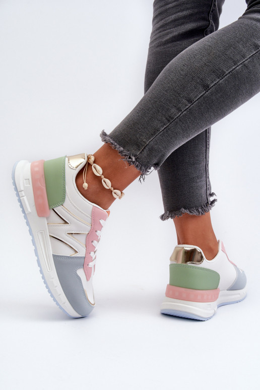 Chaussures modèle baskets en cuir écologique de différentes couleurs Kaimans