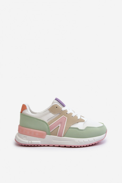 Chaussures modèle baskets en cuir écologique de différentes couleurs Vinelli
