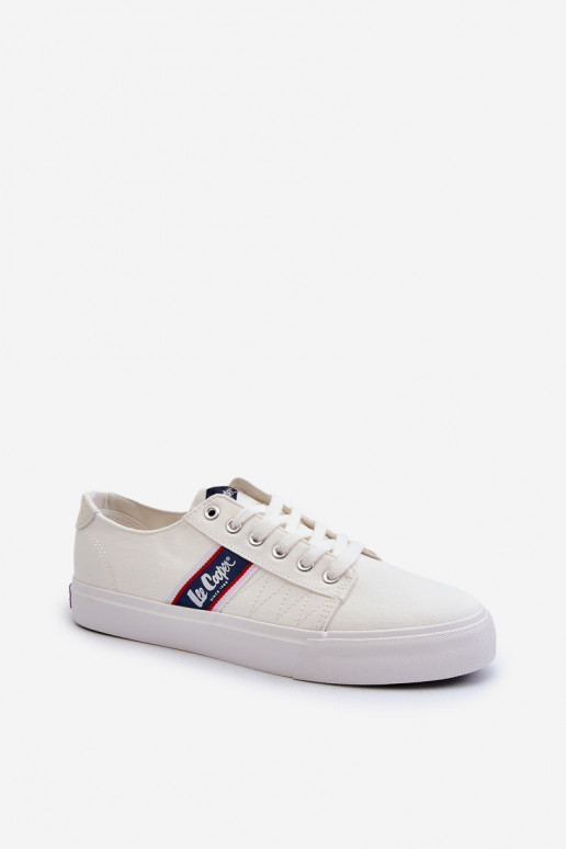 Chaussures de loisirs pour hommes Lee Cooper LCW-24-02-2143 couleur blanche Chaussures de loisirs pour hommes Lee Cooper LCW-24-02-2143 couleur blanche