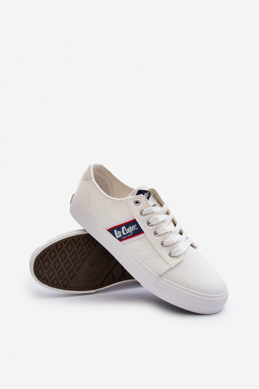 Chaussures de loisirs pour hommes Lee Cooper LCW-24-02-2143 couleur blanche Chaussures de loisirs pour hommes Lee Cooper LCW-24-02-2143 couleur blanche