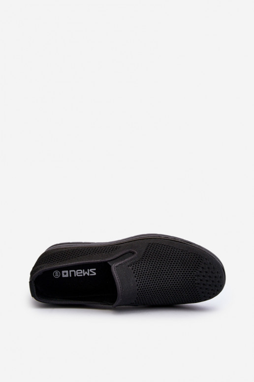 chaussures de loisirs Chaussures de sport couleur noire Nomiji