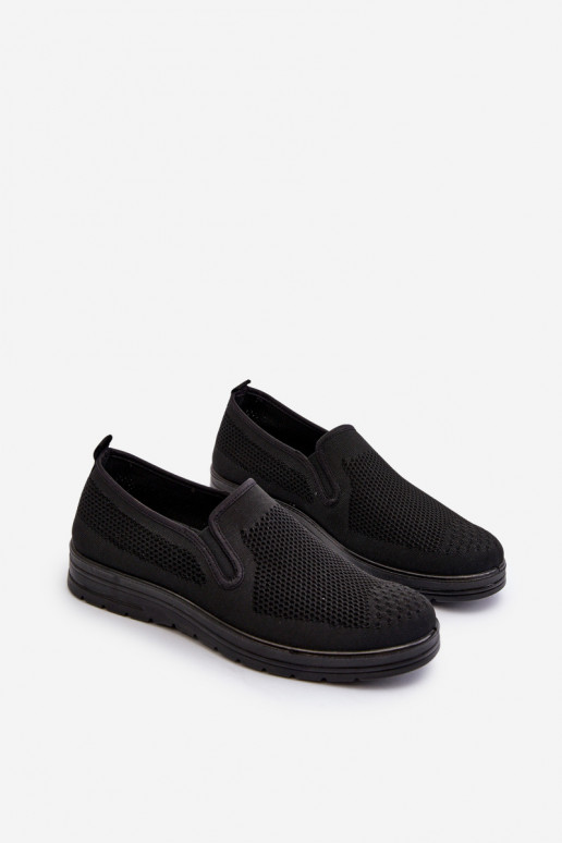 chaussures de loisirs Chaussures de sport couleur noire Nomiji