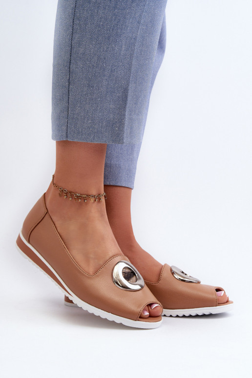 Chaussures avec ornements Eco beige Biolita